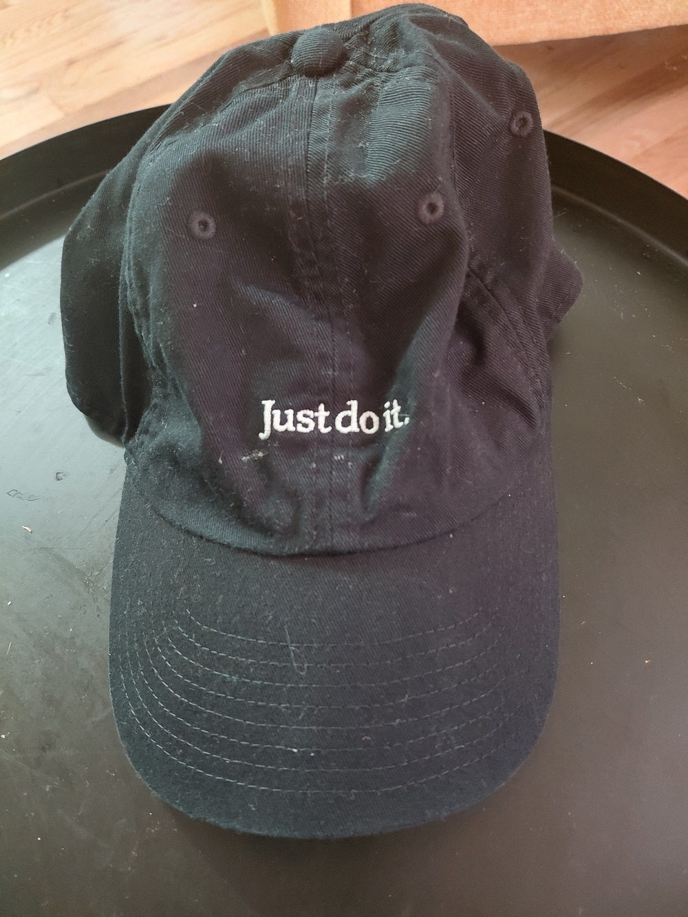 Nike Black "Just Do It." Baseball Cap